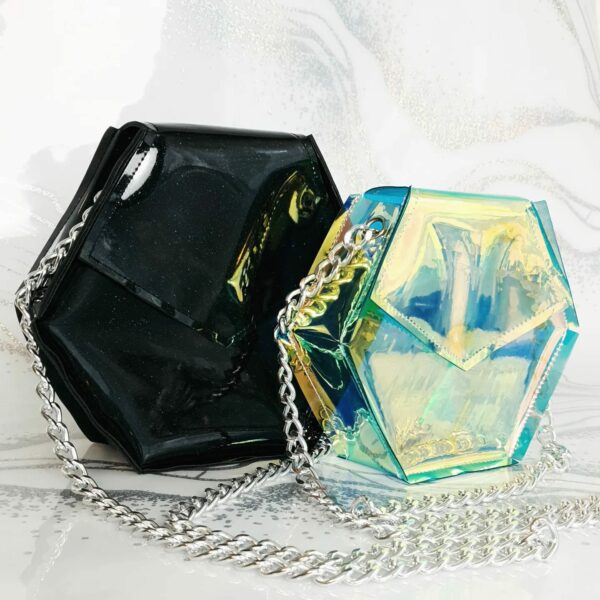 Shiny Black Bee Bag M Special Edition