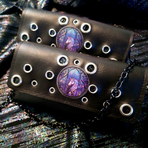 Black Magic Clutch Stained Glas Art – Custom Made 4U